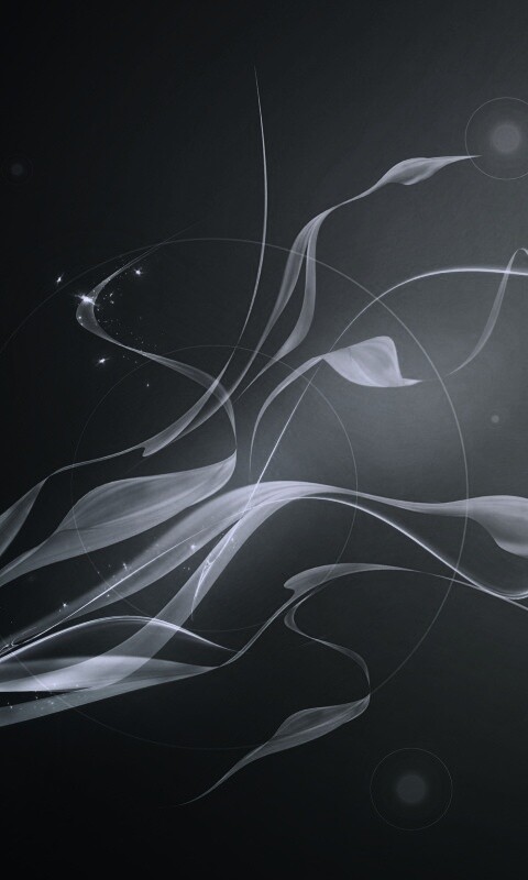 Зеленые абстрактные лепестки обои