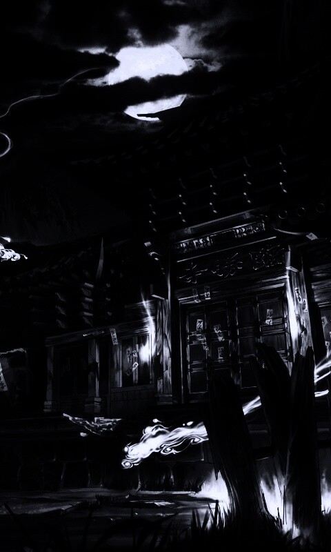 Вход в китайский храм обои