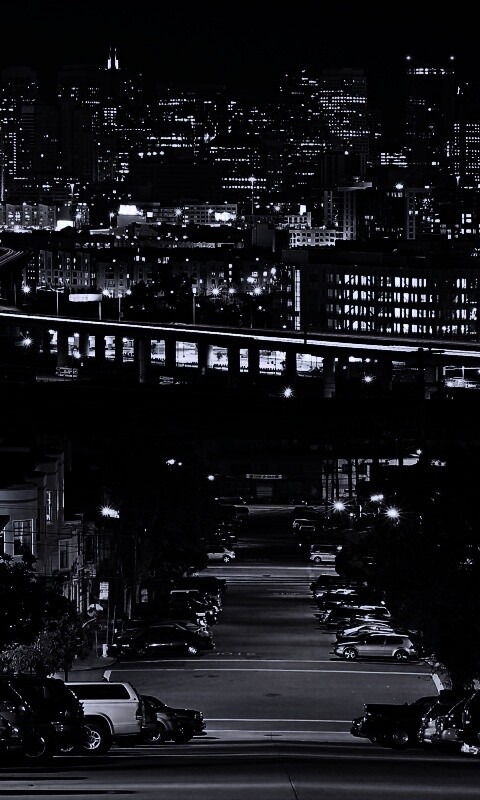 Вечерний город обои