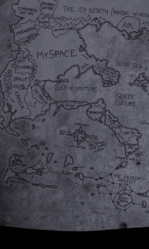 Карта интернета обои