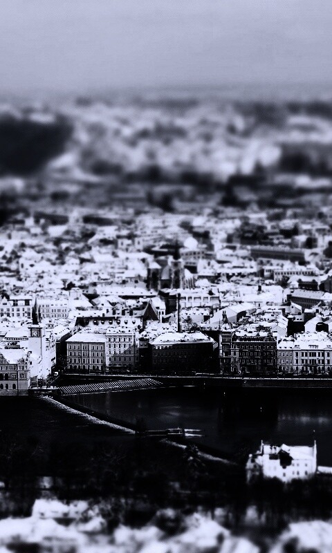 Вид на город обои