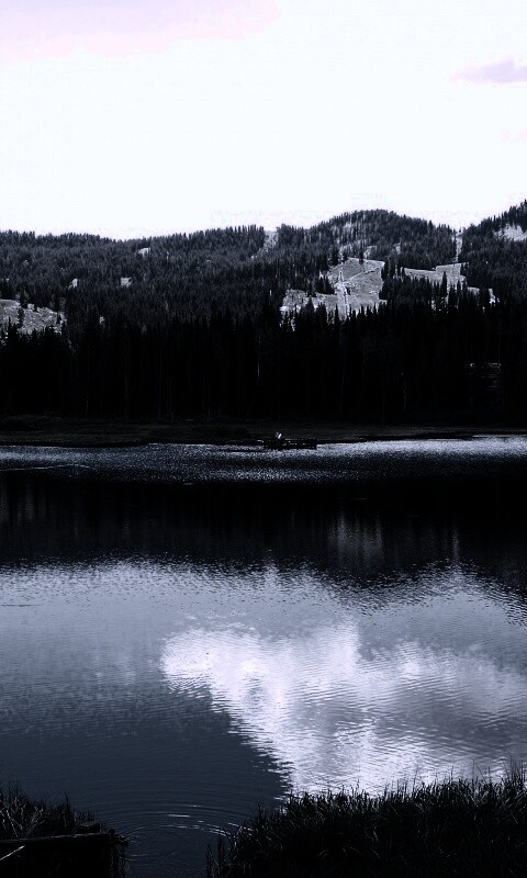 Горное озеро обои