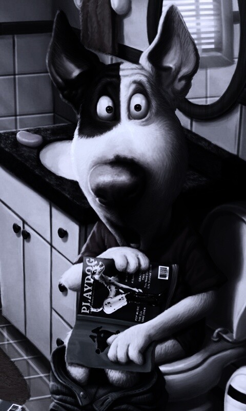 Мастурбирующий пес спалился обои