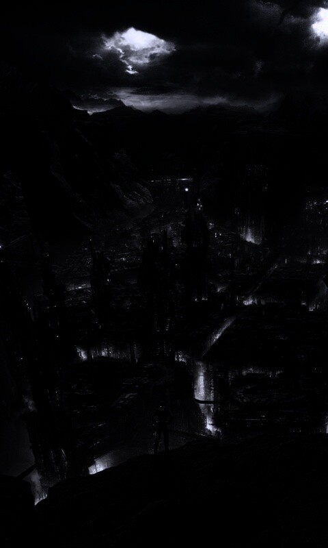 Таинственный город обои