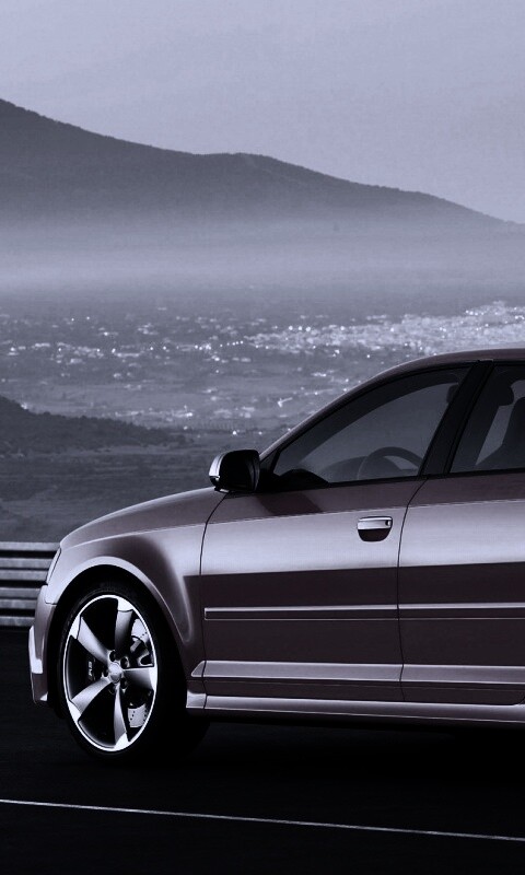 Ауди RS3 вид сзади обои