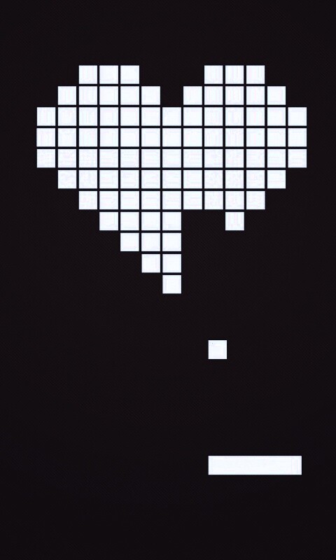 Уровень в виде сердца обои