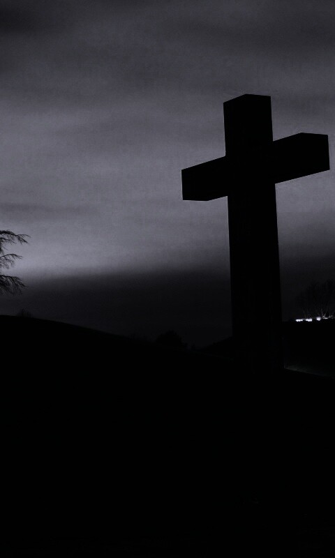 Каменный крест обои