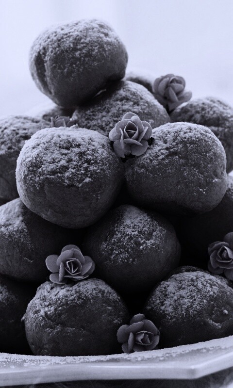 Круглые пироженки обои