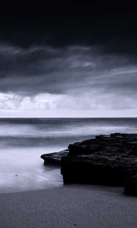 На берегу обои