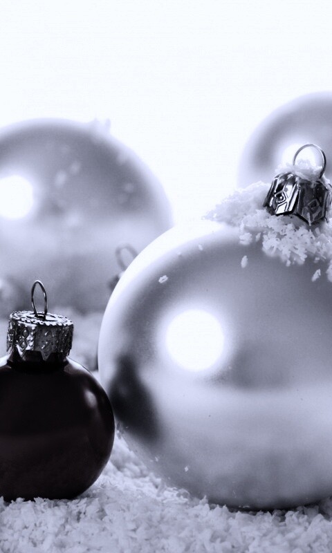 Красно-белые игрушки  обои