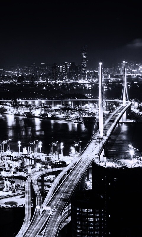 Ночная городская жизнь обои