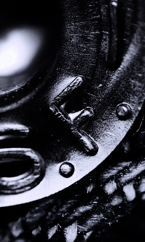 Заклепка на джинсах в макро обои