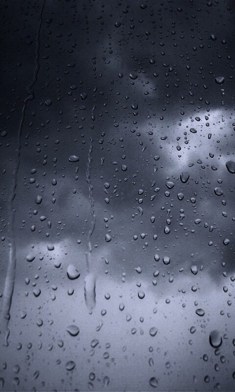 Капли на стекле обои
