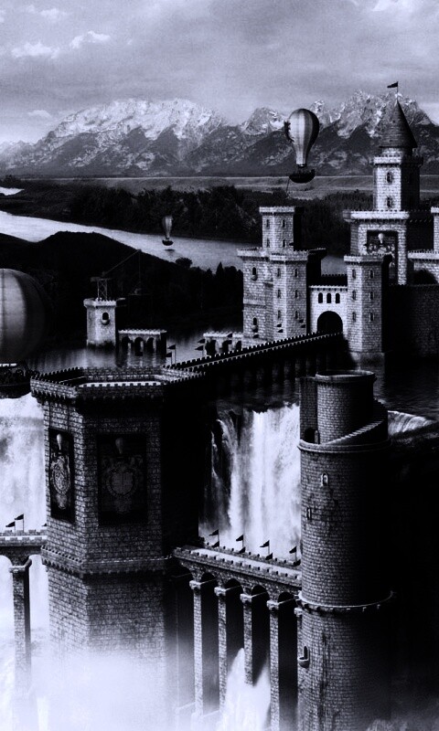 Замок-дамба обои