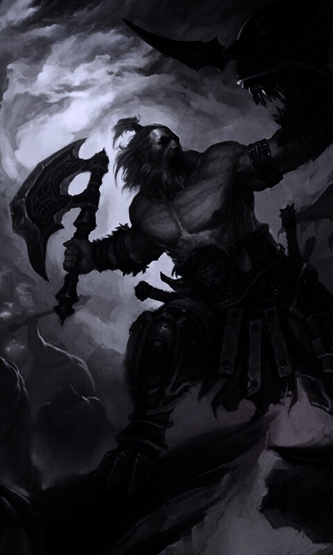 Варвар из Diablo 3 обои