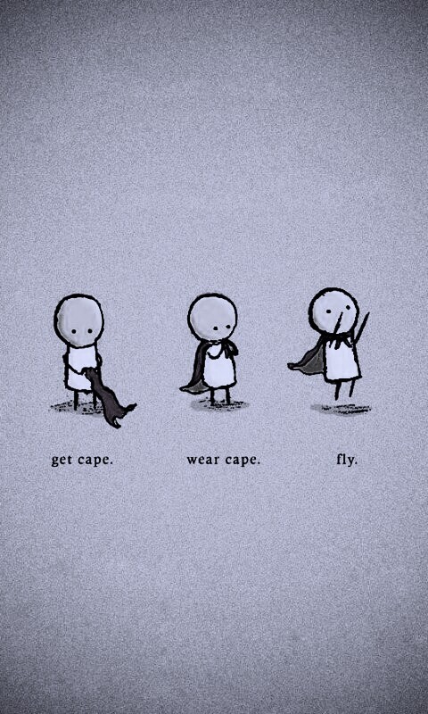 Возьми плащ, одень плащ, лети. обои