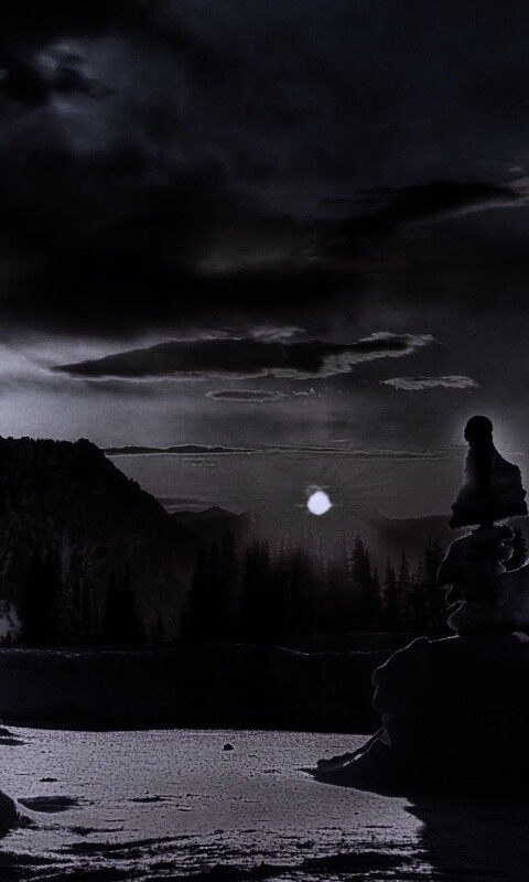 Зимнее солнце обои