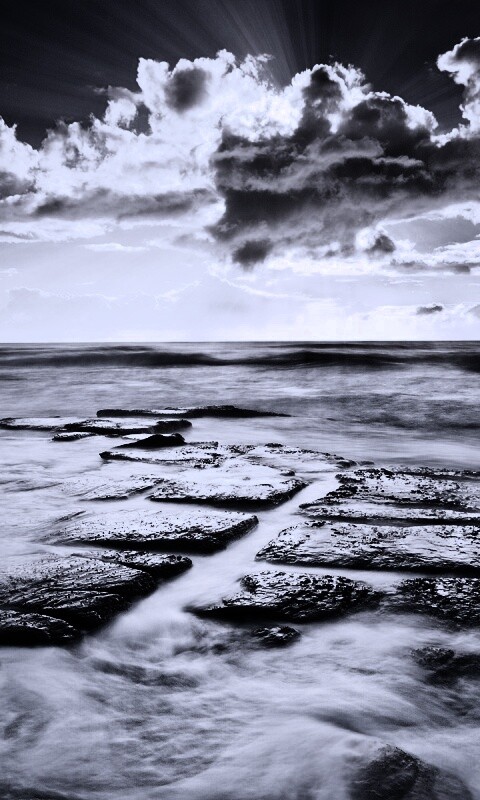 Море в HDR обои