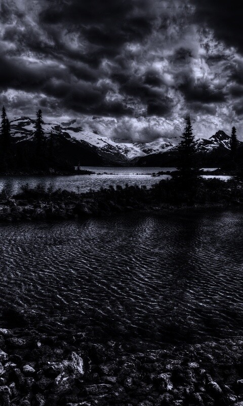 Горная река обои