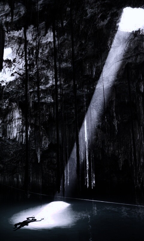 Пещера сталактитов обои