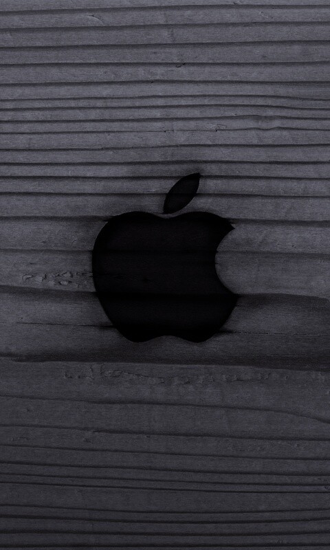 Выжженое яблочко обои