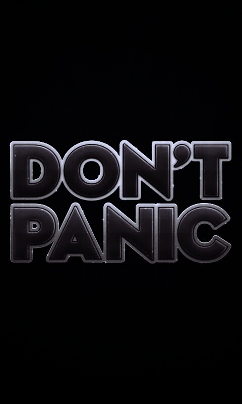 Не паникуй обои