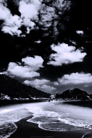 Двойное море обои