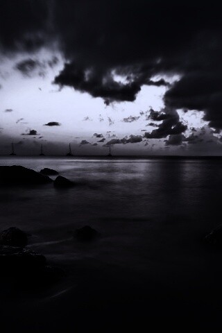 Кровавое море обои