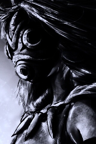 Страшная маска обои