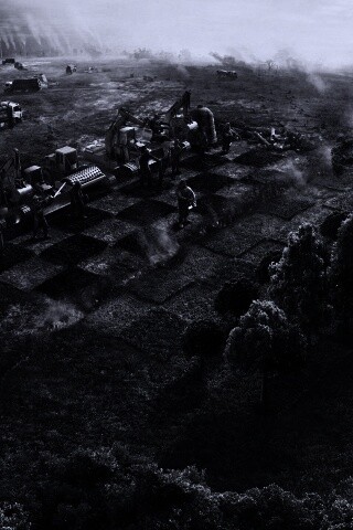 Цивилизация против природы обои