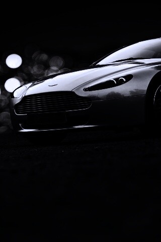 Серебряная машина обои