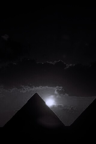 Египетские пирамиды на закате обои