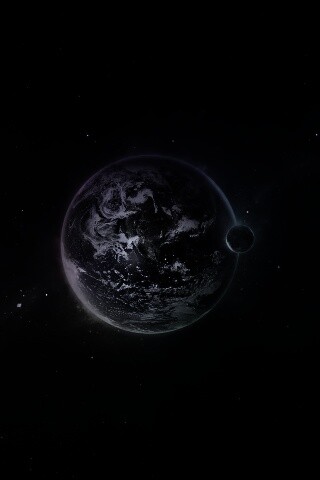 Земля в радужном ореоле обои