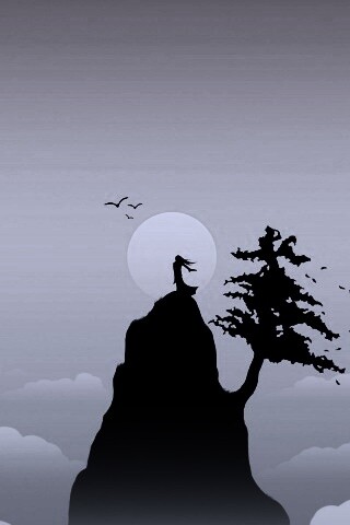 Одна на вершине обои