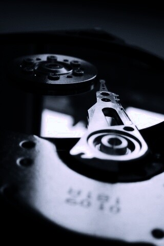 Разобранный жесткий диск обои