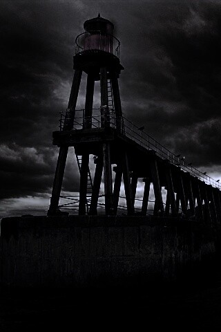 Деревянный маяк обои