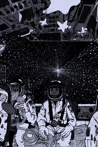 Упоротые космонавты обои