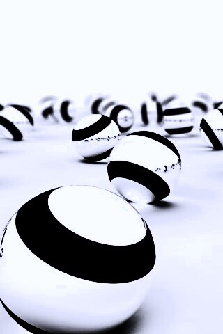 Хромированные шарики обои