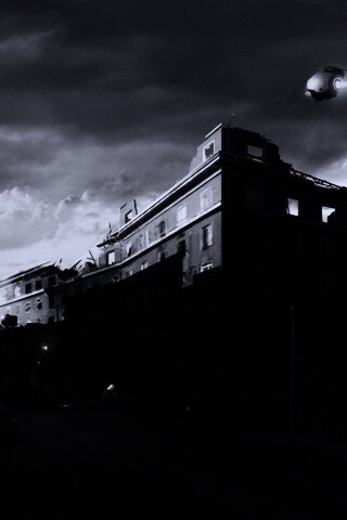 Инопланетяне в трущобах обои