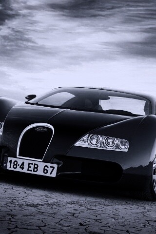 Бугатти в пустыне обои