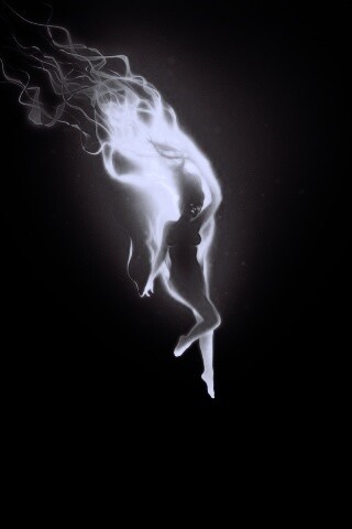 Огненная девушка обои