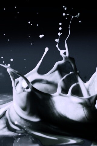 Брызги зеленой краски обои