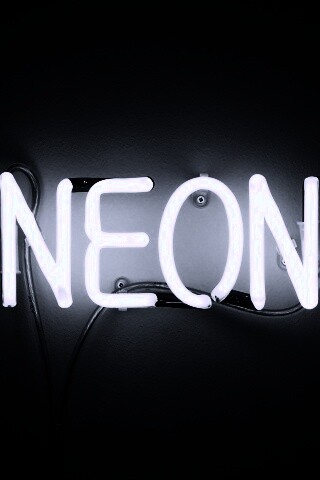 Неоновая надпись обои