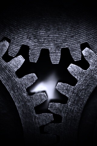 Три сцепленных шестерни обои