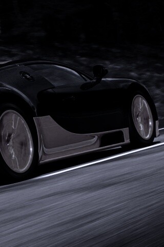 Оранжево-черный Бугатти обои