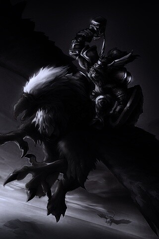 Грифоний всадник обои