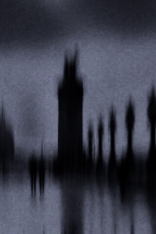 Размытый вид с моста обои