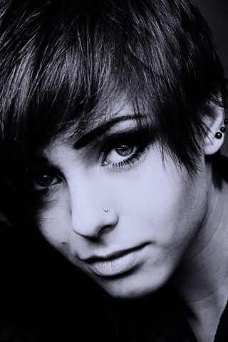 Выразительный взгляд голубых глаз обои