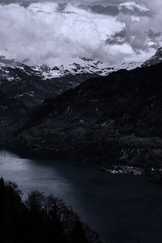 Горная река обои