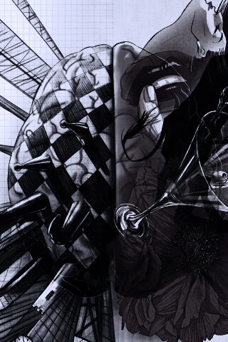 Левая и правая часть мозга обои